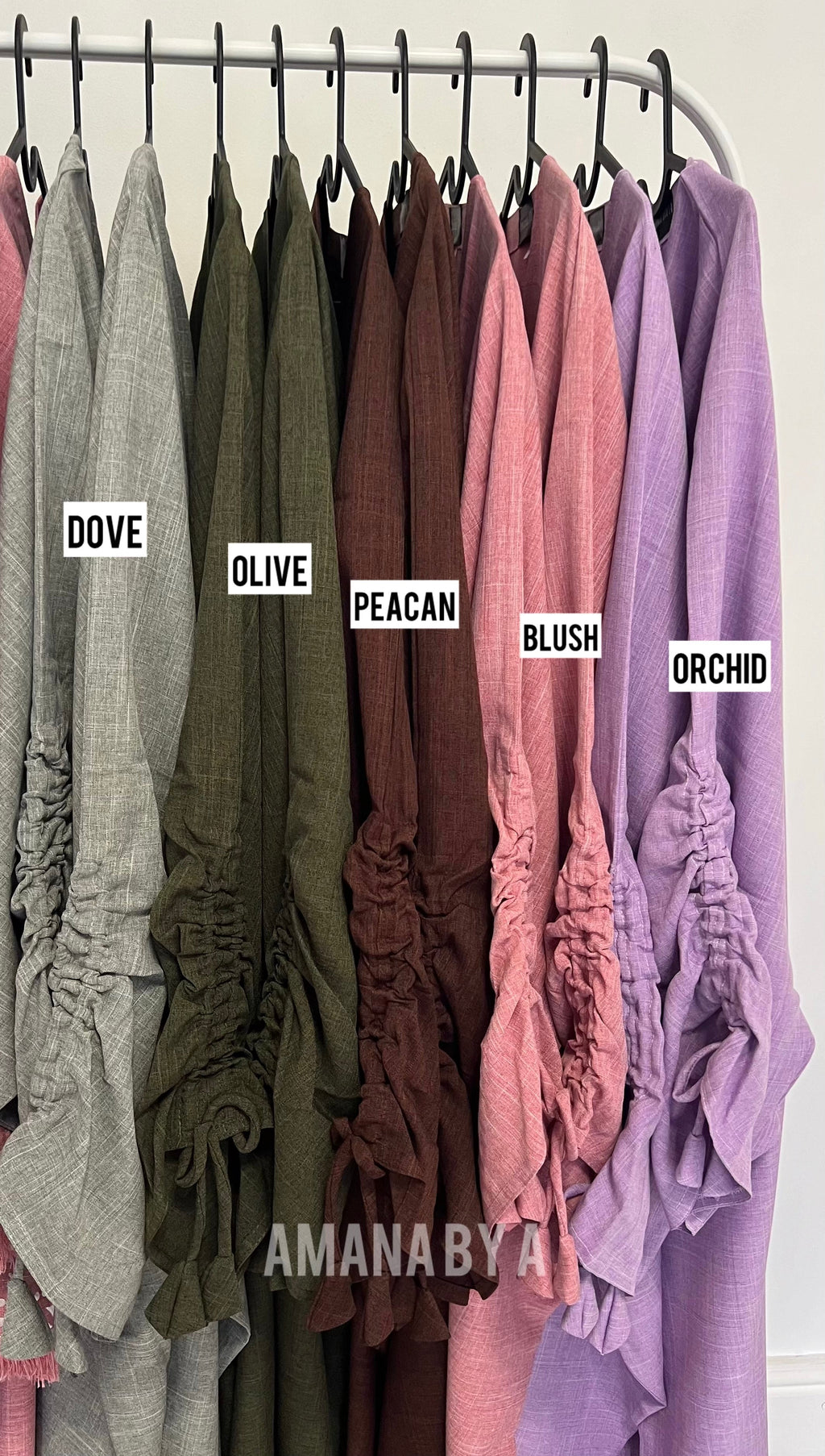 ORCHID MAYA Cloak Abaya | OPEN | Free hijab |