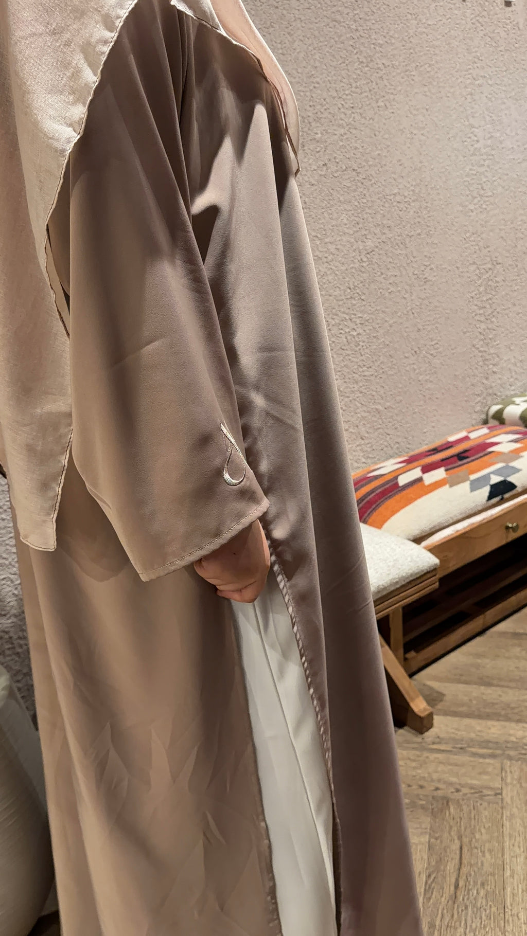 Mocha Creme NARA coord set | Ramadhan | Eid | Modest Coord set | Abaya and slip dress |
