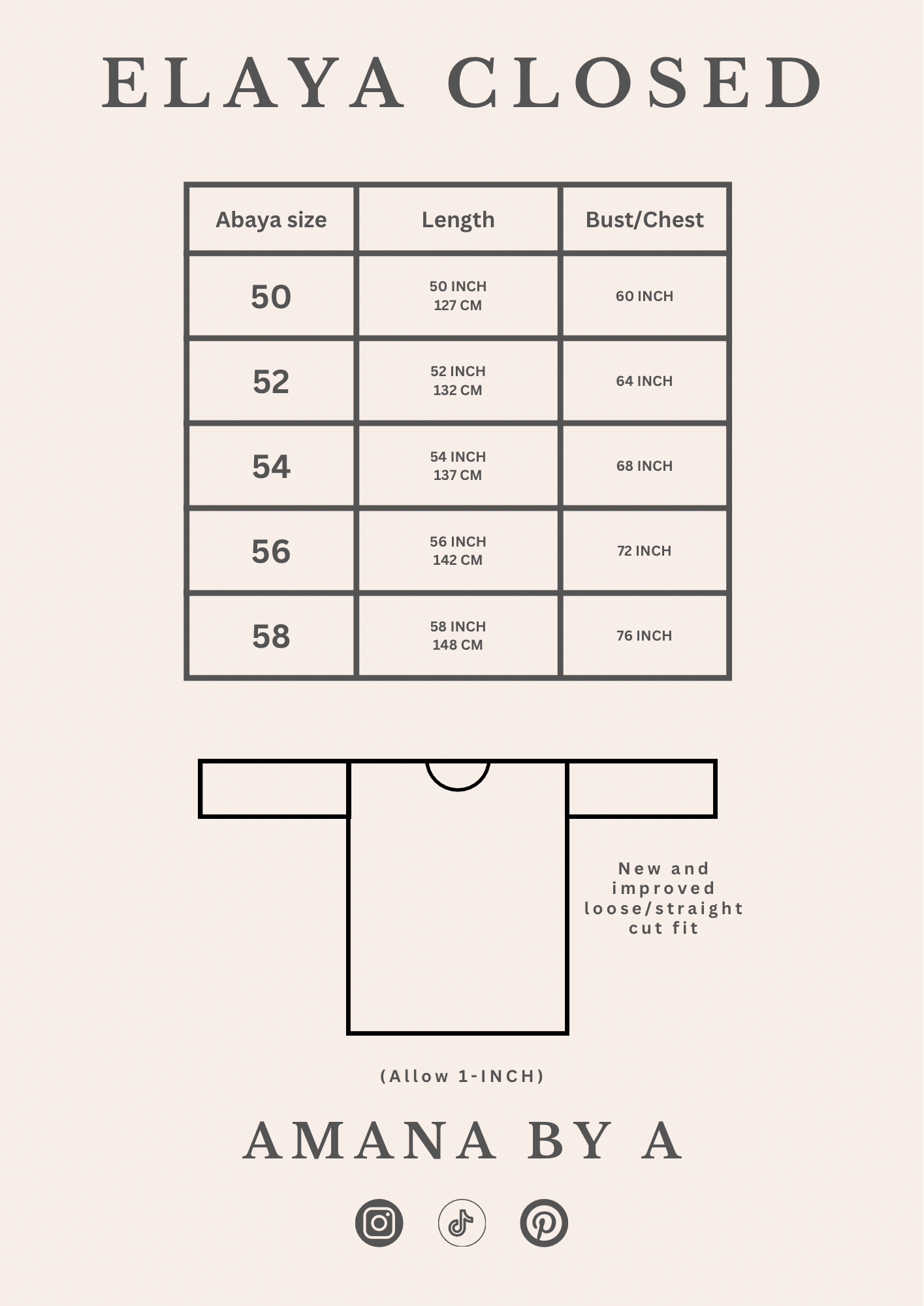 SAND CLOSED ELAYA NEW | EID | Free hijab + belt | CLOSED abaya | Embroidered arms |