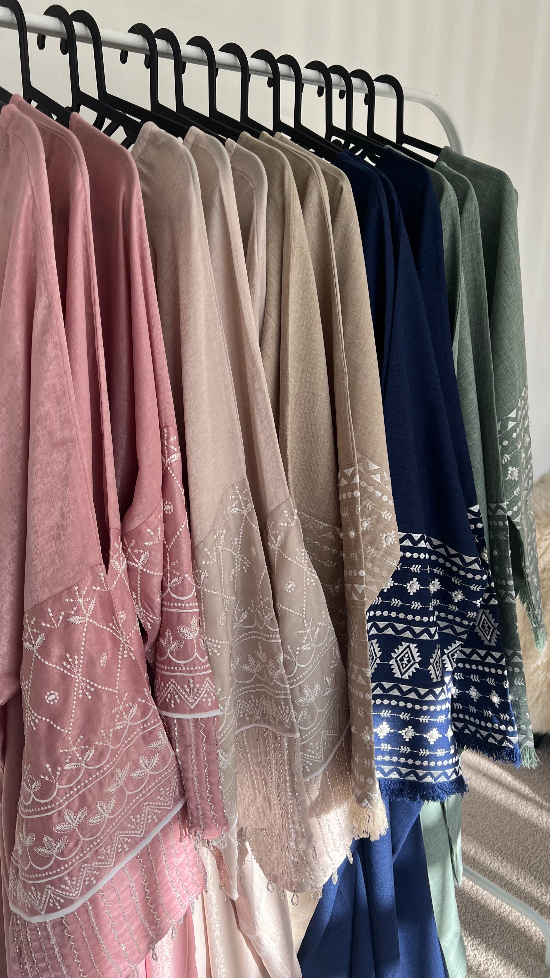 BLUSH ILANA | EID | CLOSED | Free hijab + belt | Embroidered arms |