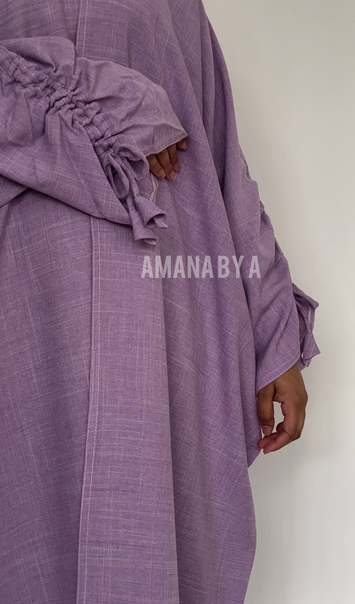 ORCHID MAYA Cloak Abaya | OPEN | Free hijab |