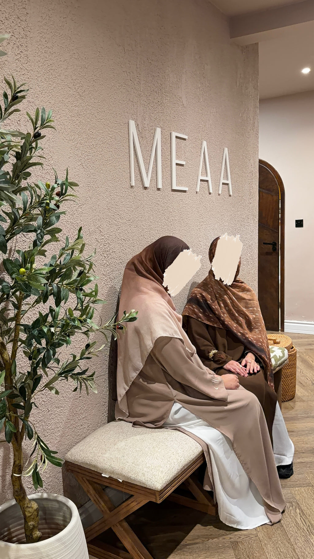 Mocha Creme NARA coord set | Ramadhan | Eid | Modest Coord set | Abaya and slip dress |