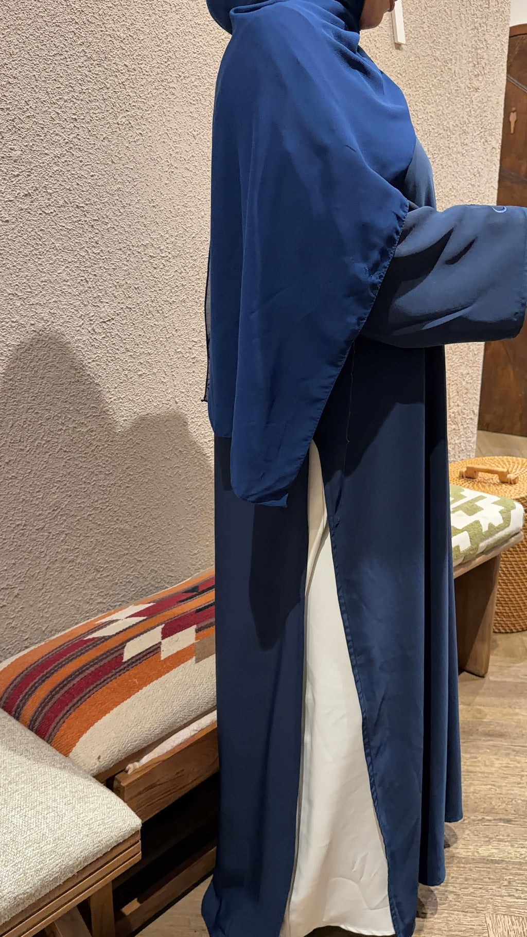 Royal Blue NARA coord set | Ramadhan | Eid | Modest Coord set | Abaya and slip dress |