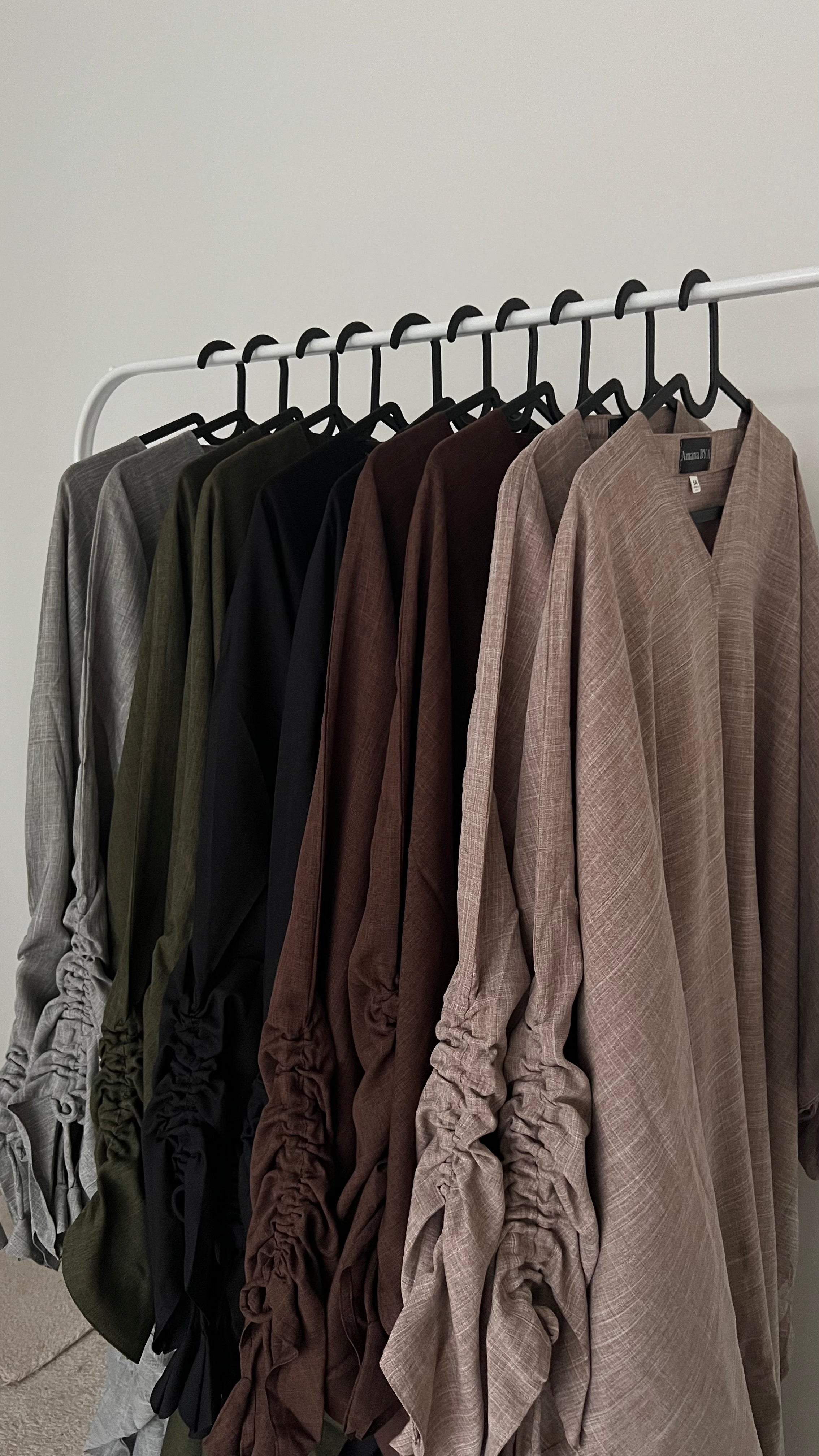 BLACK MAYA Cloak Abaya | OPEN | Free hijab and Belt |