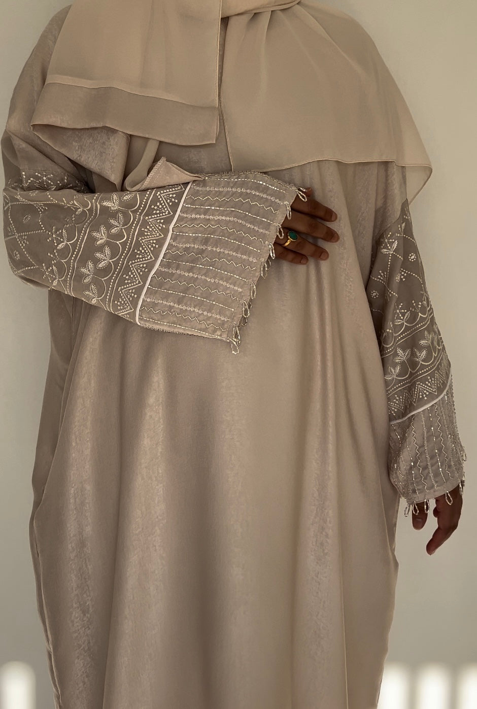 PEARL ILANA | EID | CLOSED | Free hijab + belt | Embroidered arms |
