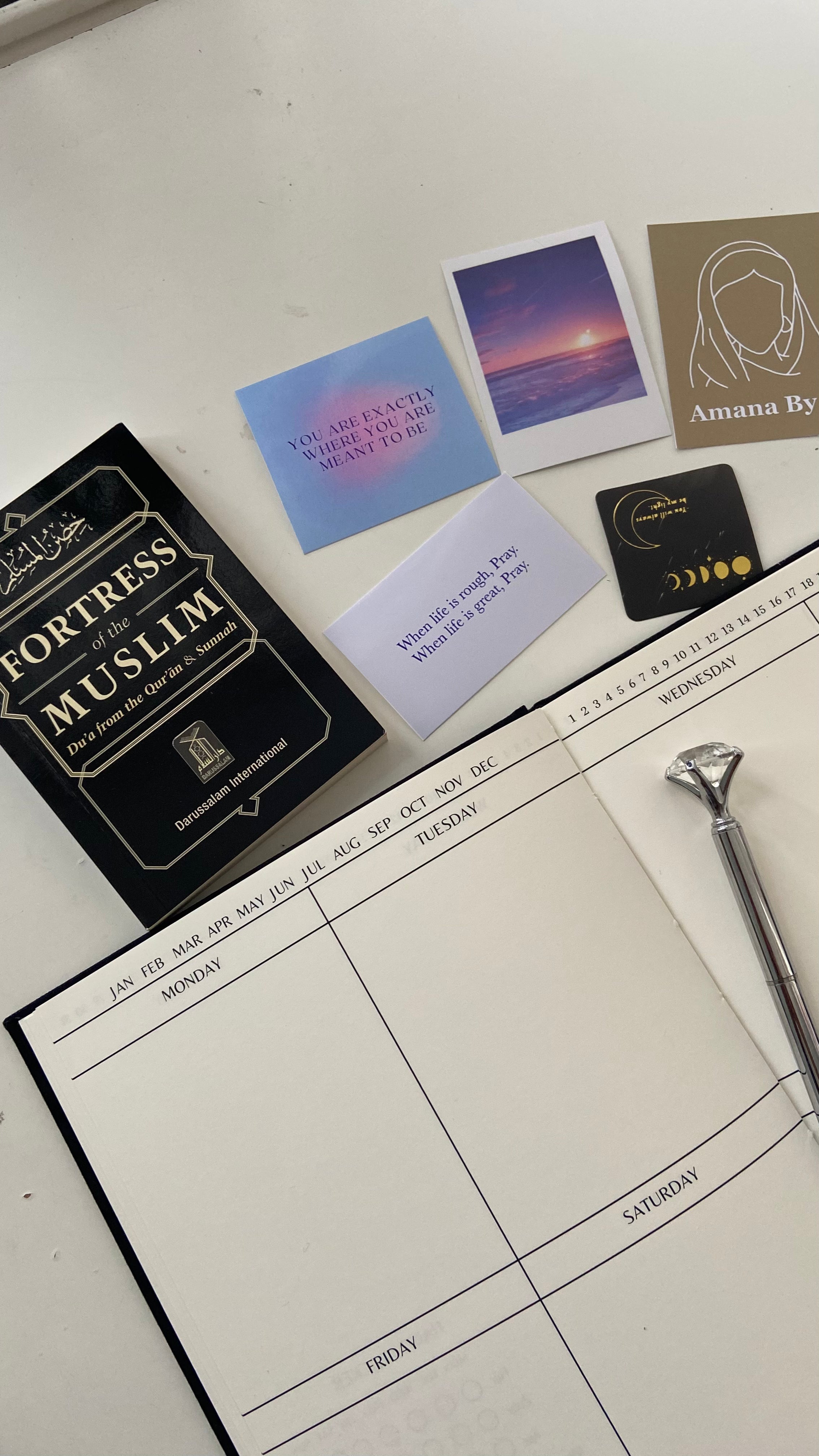 12 MONTH undated Muslim student planner